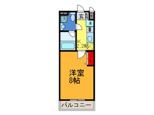 オランジュ上小阪の物件間取画像